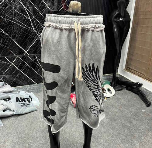GREY 3QRT SHORTZ